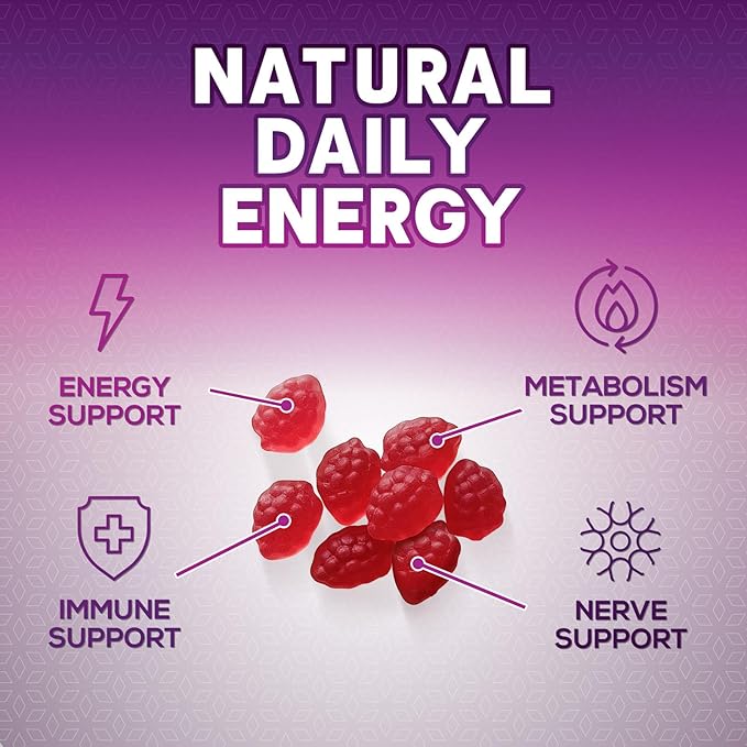 Vitamin B12 Energy Gummies 4500mcg Chewable B-12 Gummy 60 Gummies