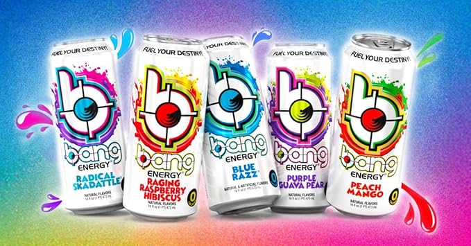 Bang Energy Drinks - 6, 16 ounce cans (Black Cherry Vanilla)