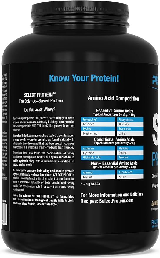 PEScience Select Low Carb Protein Powder, 55 Serving,