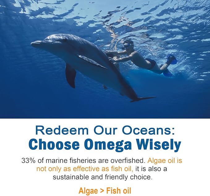 Vegan Omega3 Gummies 1280mg + Vitamin D3 K2, Sugar Free Omega 3 Fish Oil Alternative w/EPA 600mg & DHA 400mg & MCT Oil, No Fish Taste, from Marine Algae Oil, for Brain, Eye, Immunity, 2 Pack