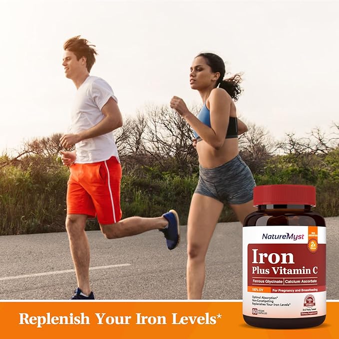 Iron Plus Vitamin C, 27 mg 120 mg 60 Vegan