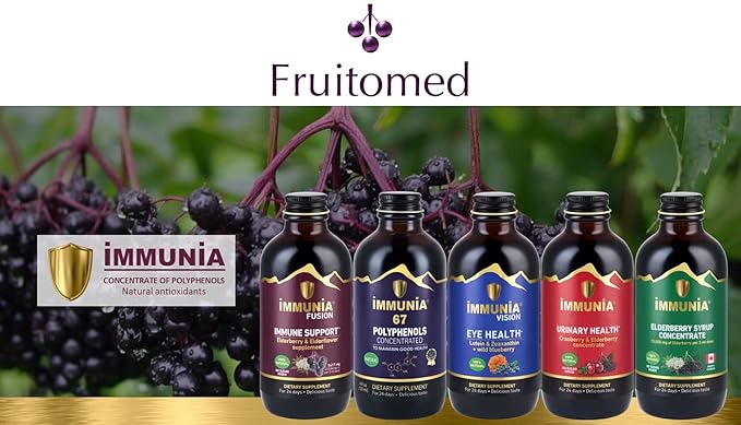 Immunia Elderberry Syrup Helps Strengthen The 24 Days/Bottle. (1-Pack)