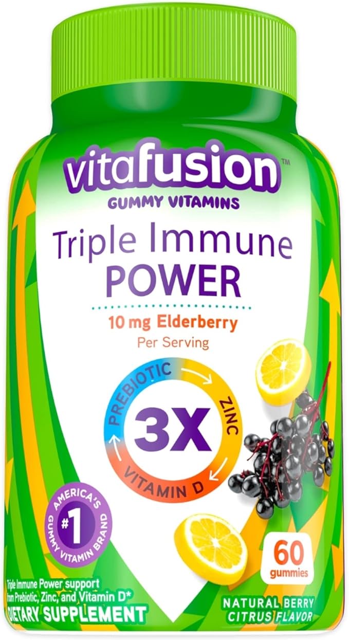 Vitafusion Probiotic Gummy Supplements, 70 Count 60ct Bundle