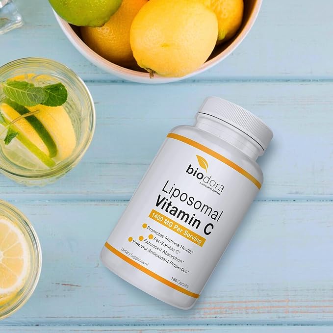 Liposomal Vitamin C, Healthy Immune System, 1400mg Per 180 Capsules