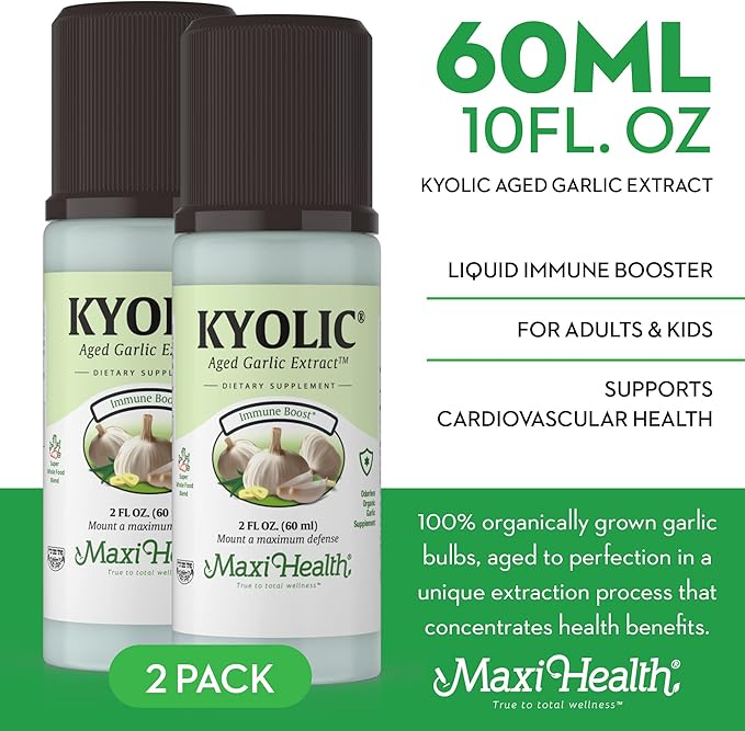Kyolic Aged Garlic Extract Liquid (2 Pack)