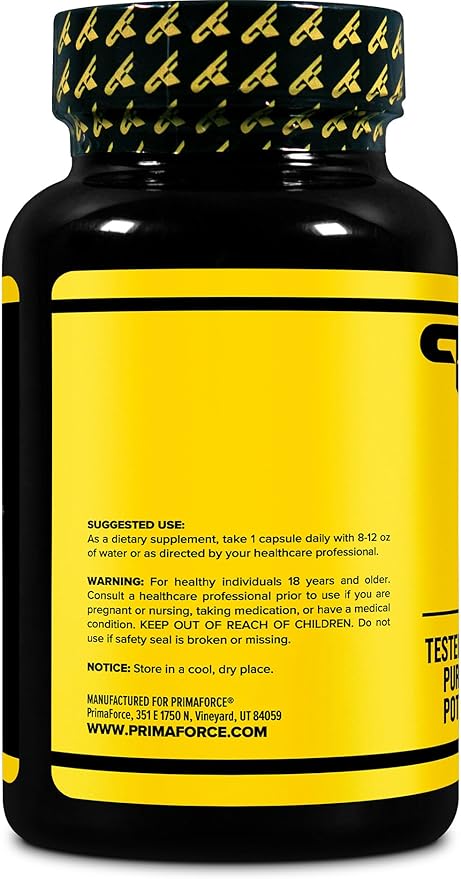 Primaforce Milk Thistle 180 Capsules 1000mg Equivalent 250mg of 4:1 Extract