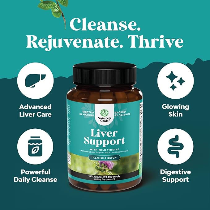 Liver Cleanse and Detox & Repair Formula 180 Count