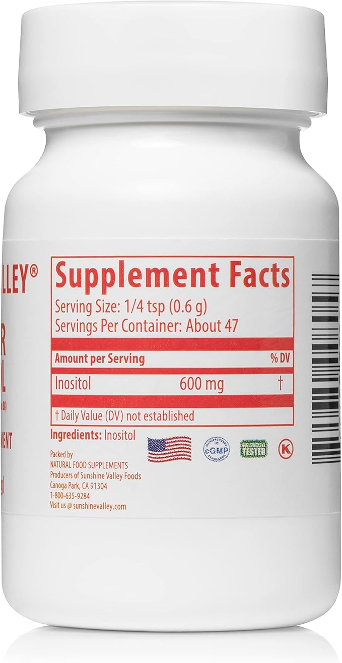 Super Inositol, Vitamin B8 Powdered Dietary 1 oz
