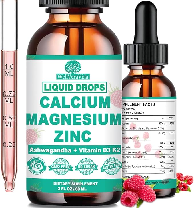 Calcium Magnesium Zinc D3 with Calm D3 and