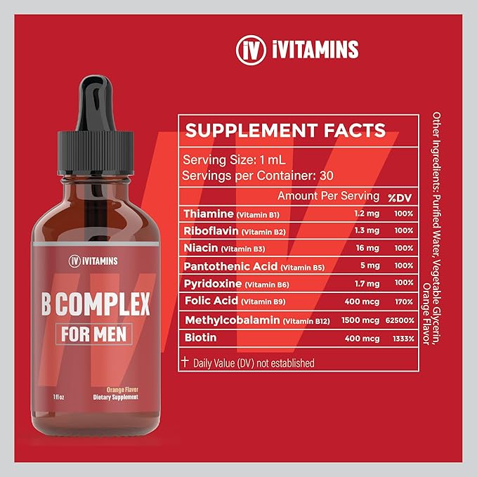 B Complex Vitamins for Men 1 fl