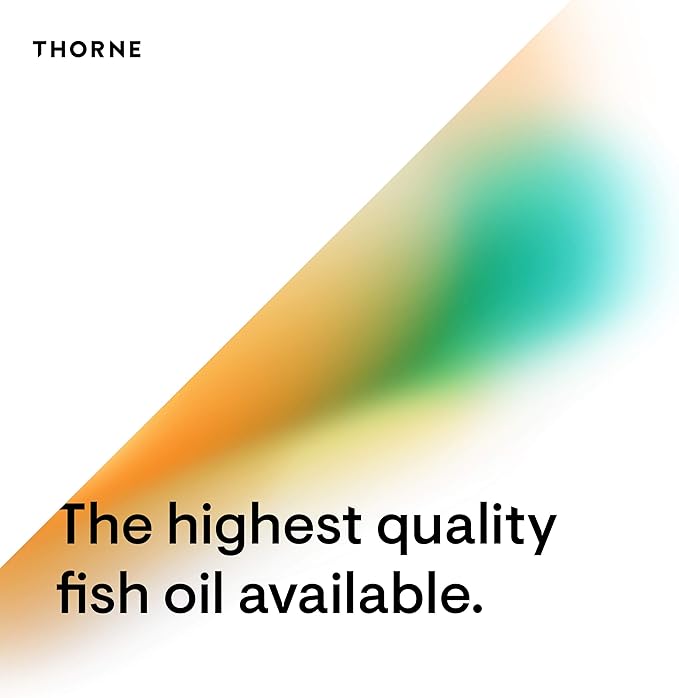 THORNE Omega-3 with CoQ10 Omega-3 Fatty CoQ10 - 90 Gelcaps