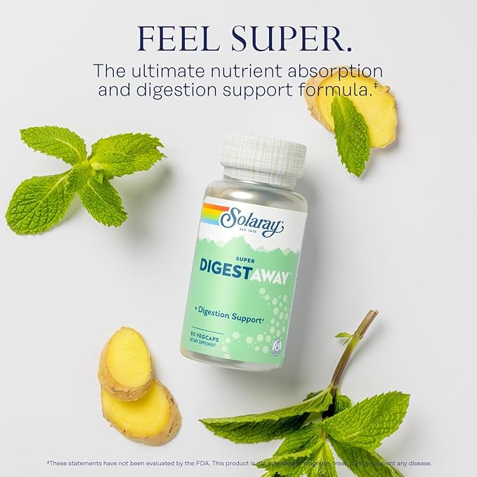 SOLARAY Super Digestaway Digestive Enzymes 90 VegCaps