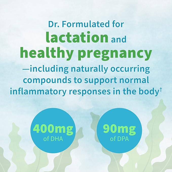 Garden of Life Dr. Formulated Prenatal 3 Supplement 400mg DHA 3 in 3 for 30 Softgels