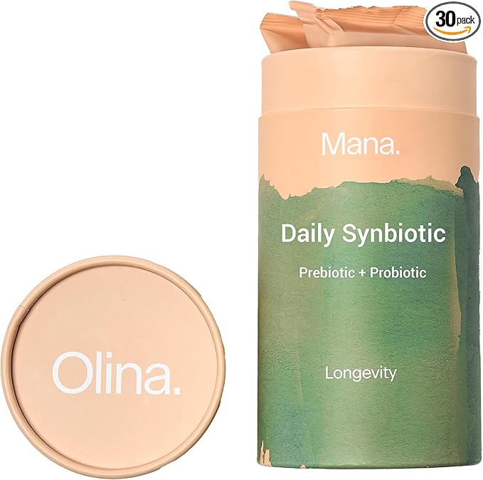 Mana Longevity Synbiotics Supplements 30 Count