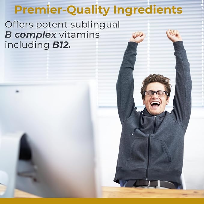 Premier Research Labs: Max B-ND Liquid Vitamin B-Complex for Liver & Brain Health - Sublingual Drops for Energy, Immune & Adrenal Support - 2 fl oz - Thiamin, B12, B6 & More - for Men, Women