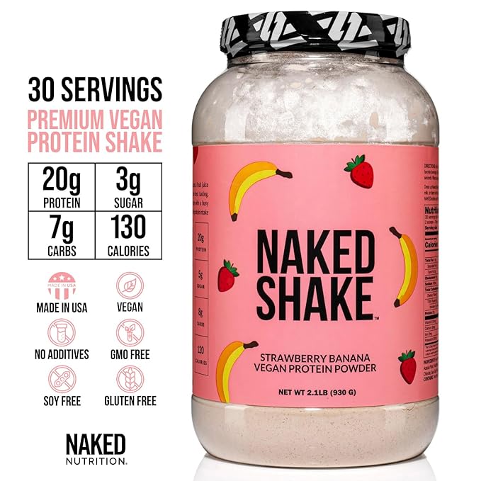 NAKED Shake - Vegan Protein Powder, 30 Servings
