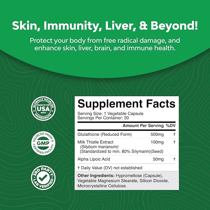 Glutathione Amino Acid Nutritional Supplement