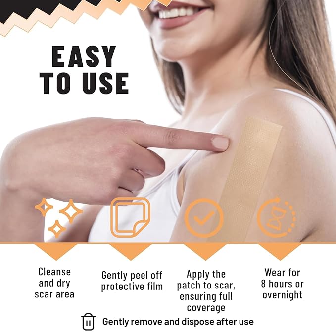 Silicone Scar Patches – Silicone Gel 5 Sheets