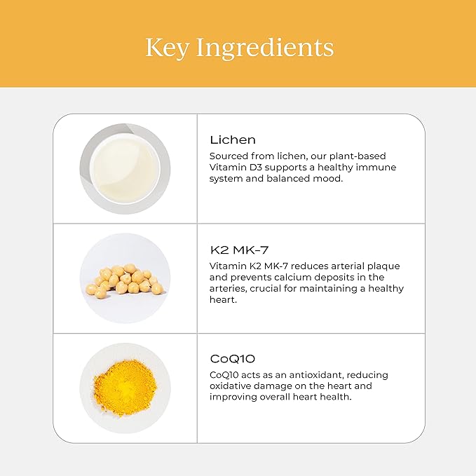 CYMBIOTIKA Vitamin D3 + K2 + CoQ10 Liquid,