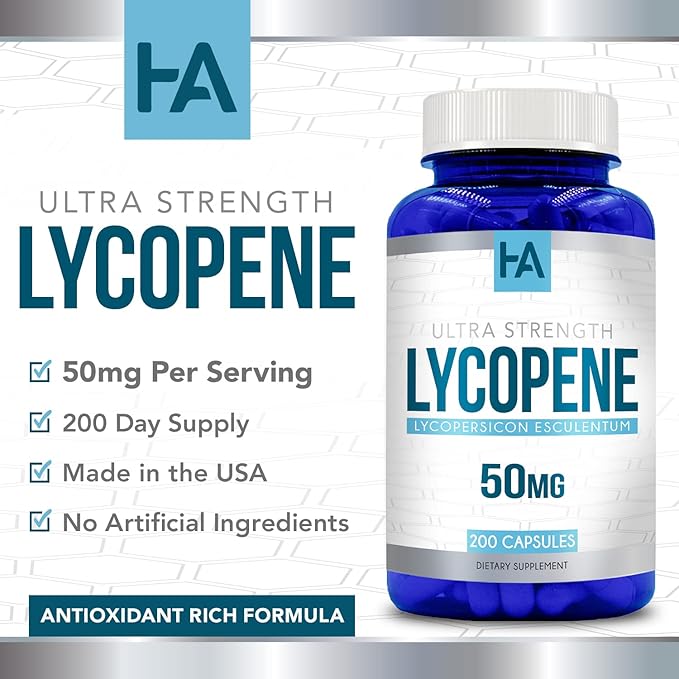 Healing Awakening Lycopene 50mg 200 Vegetarian