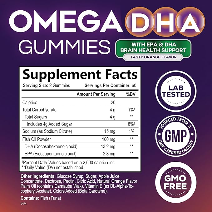 Omega 3 Fish Oil Gummies 3 Fish 120 Gummies