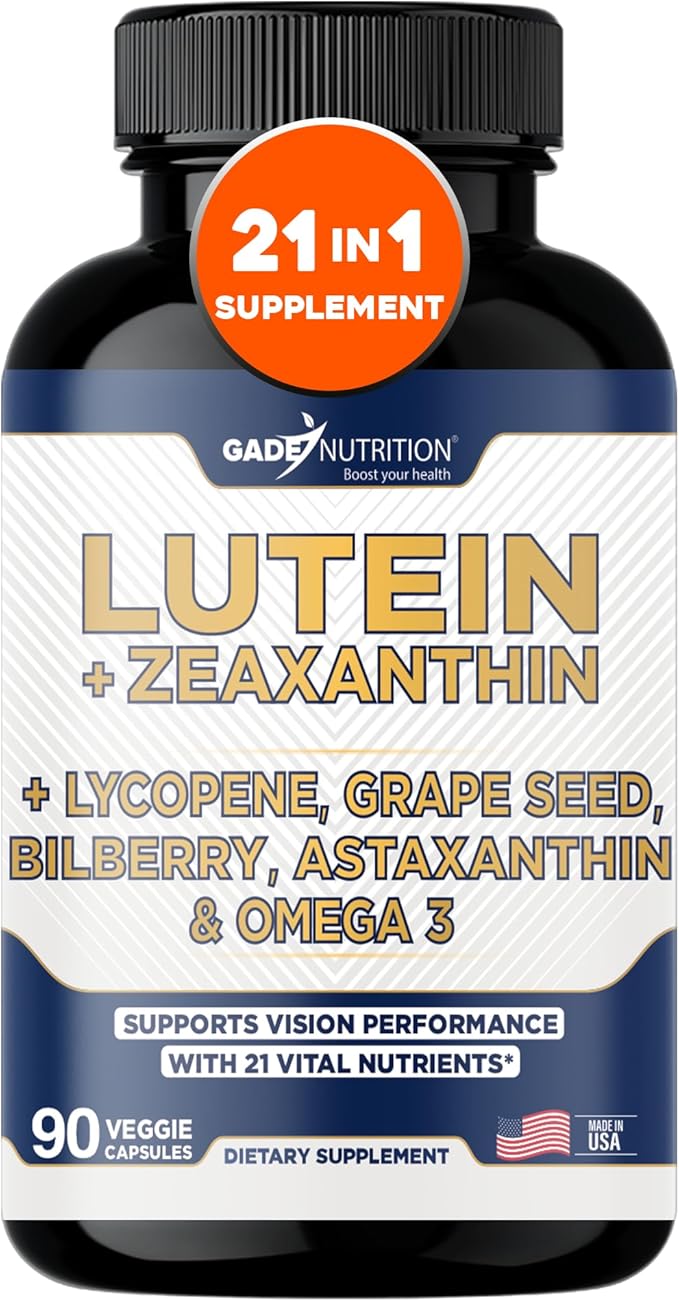 Lutein and Zeaxanthin Supplements 3, Resveratrol,