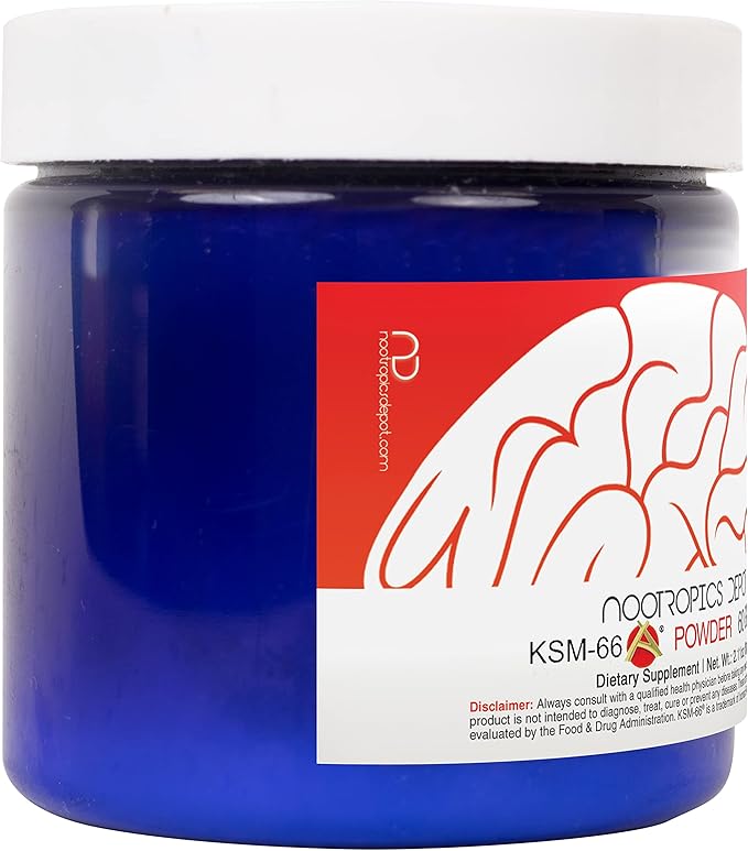 Nootropics Depot KSM-66 Ashwagandha Powder 60 Grams