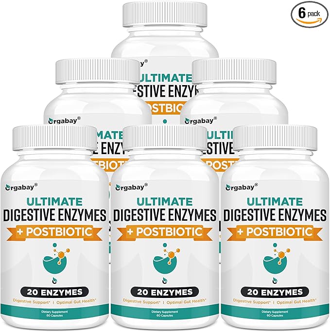 Digestive Enzymes 1000mg with Postbiotics, 20 360 Veggie