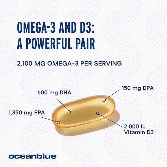 Oceanblue Professional Omega-3 2100 – 60 D3 – (30 Servings)