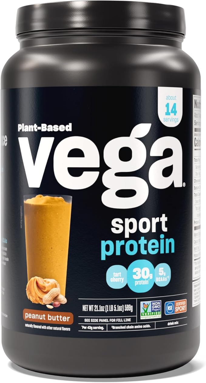 Vega Sport Protein Powder, Plant-Based Vegan (14 Servings)