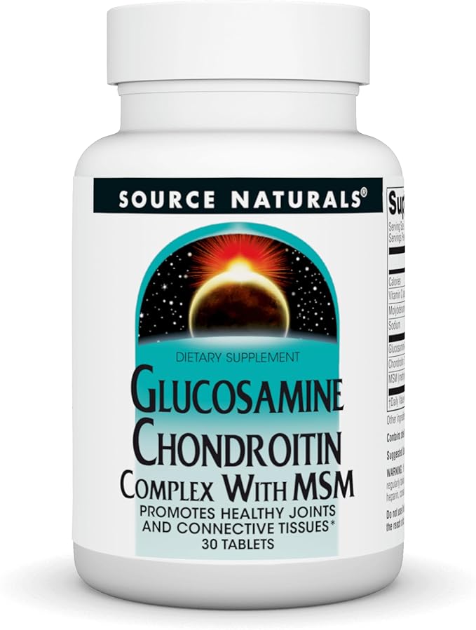Source Naturals Glucosamine Chondroitin Complex 30 Tablets
