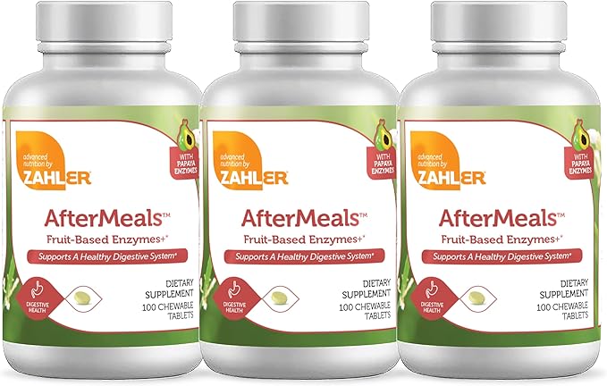 Zahler AfterMeals Digestive Enzymes for Digestion Health (300 Tablets)