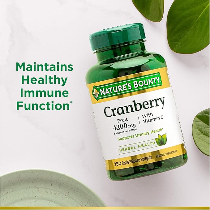 Nature's Bounty Cranberry 4200mg With Vitamin 250 Rapid