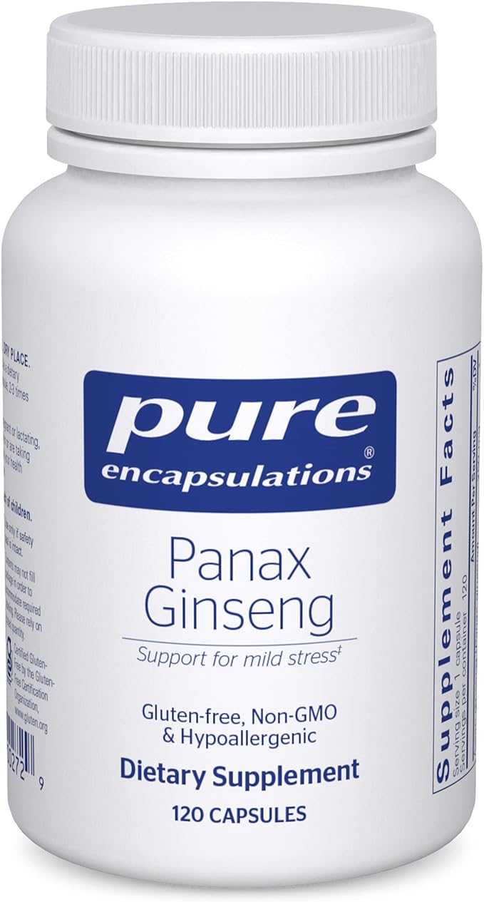 Pure Encapsulations Panax Ginseng 120 Capsules