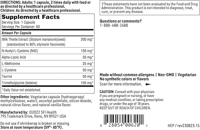 Klaire Labs Hepatothera (60 Capsules)