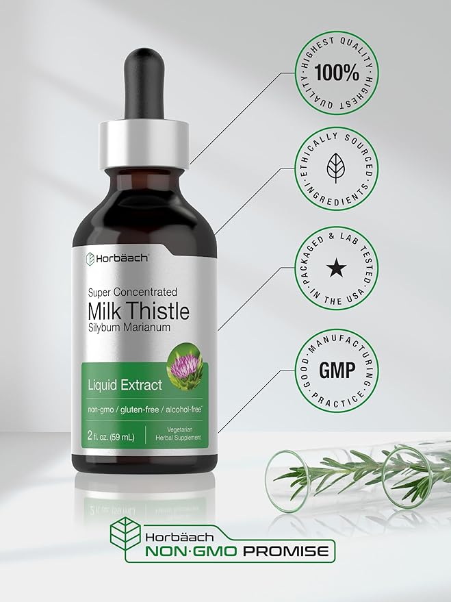 Horbäach Milk Thistle Extract Liquid 2 fl