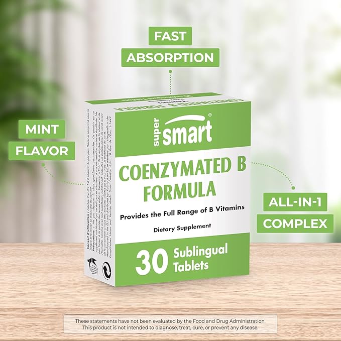 Supersmart - Coenzymated B Formula - 30 tablets