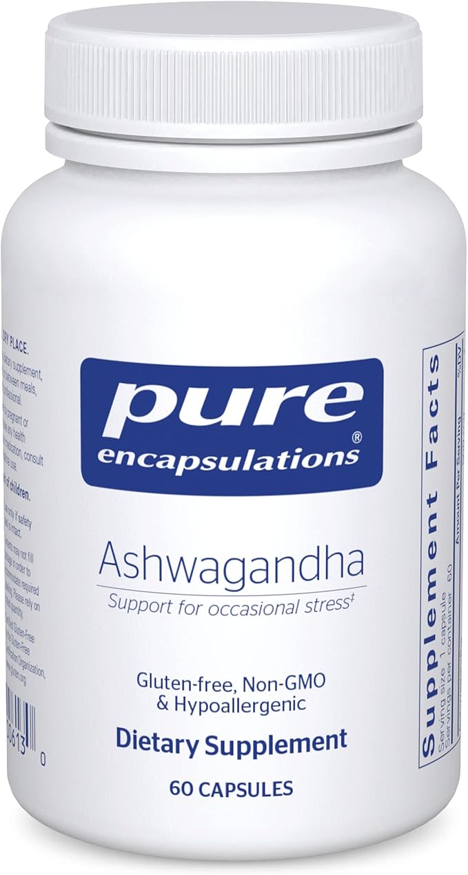 Pure Encapsulations Ashwagandha 500 mg 60 Capsules