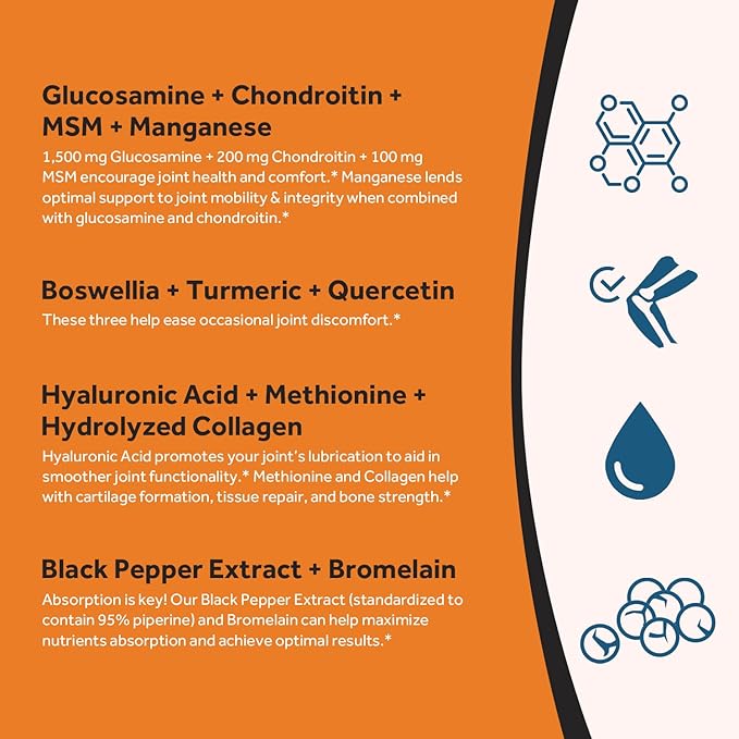 Doctor's Recipes Glucosamine Chondroitin MSM Turmeric 90 Tablets