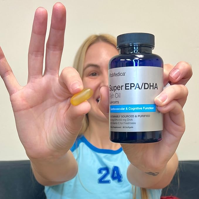 High-Potency, Super EPA/DHA Fish Oil 750mg Omega-3 Fatty