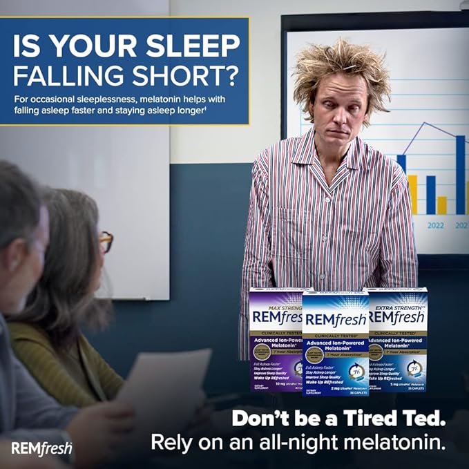 REMfresh 2mg Advanced Melatonin Sleep Aid (36 Caplets) #1 Doctor