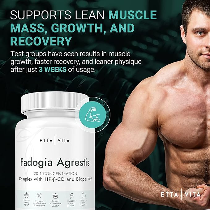 (2-Pack) Organic Fadogia Agrestis 600mg (2X More 3X More 120ct