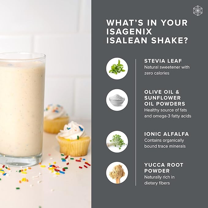 Isagenix IsaLean Shake 23 Vitamins 29.6 Oz (14 Servings)