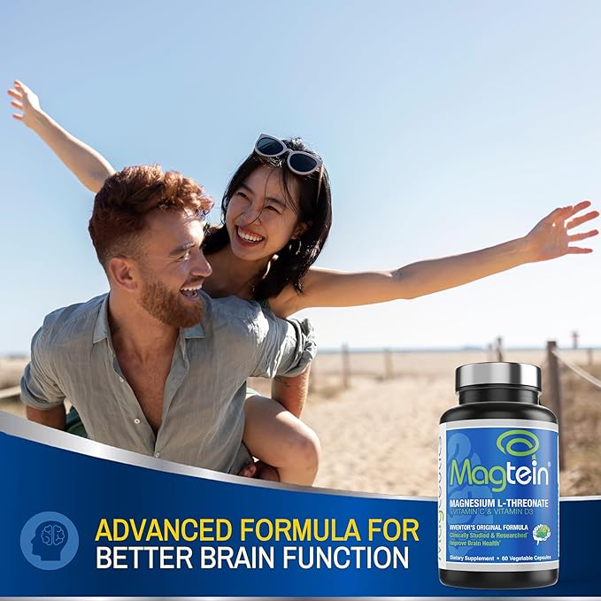 Magnesium L-Threonate, Improve Brain Health, Memory, 60 Veg (30 Days