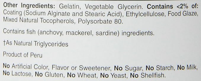 Nature's Bounty Fish Oil, Dietary Supplement 360mg Omega-3, Omega-3, Supports 1200mg, 200 200 Softgels 2)