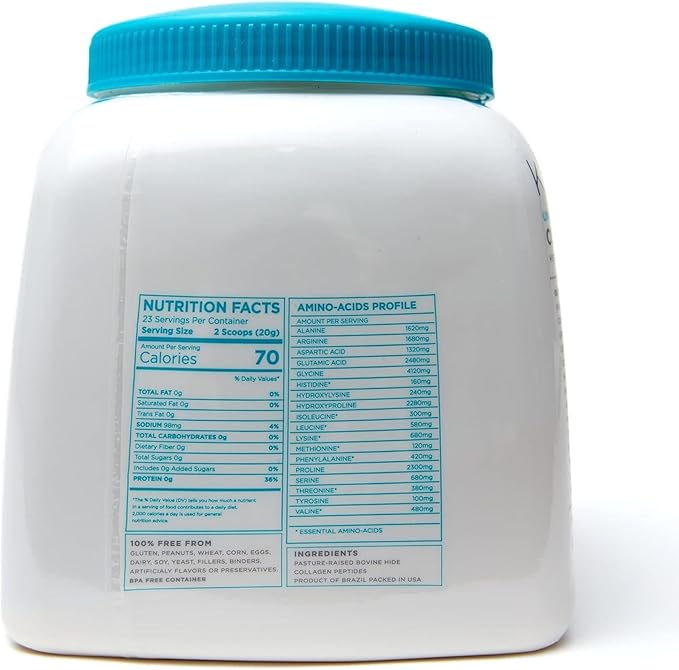 Kiva Collagen Peptide Powder 16 oz