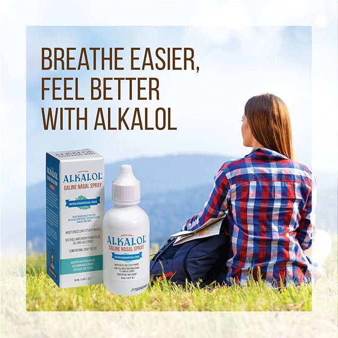 Alkalol Solution Saline Nasal Spray, 1.69