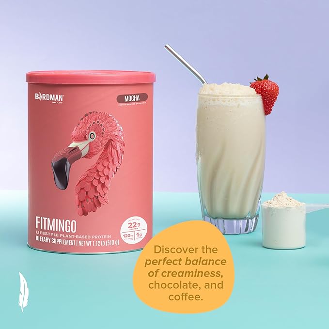 BIRDMAN Fitmingo Vegan Protein Powder 22g Plant