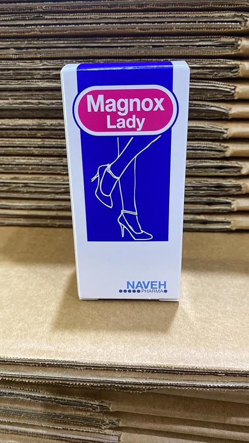 MAGNOX® Lady Magnesium Supplement B6, B1, B1, B12, B12, D, 60 Vegetarian