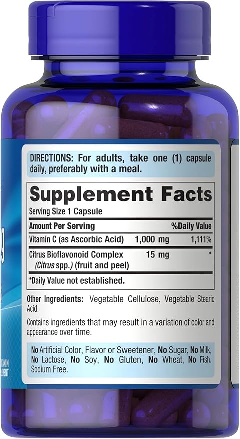 Puritan's Pride Vitamin C with Bioflavonoids